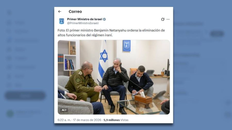 Posteo Primer Ministro de Israel 17032026