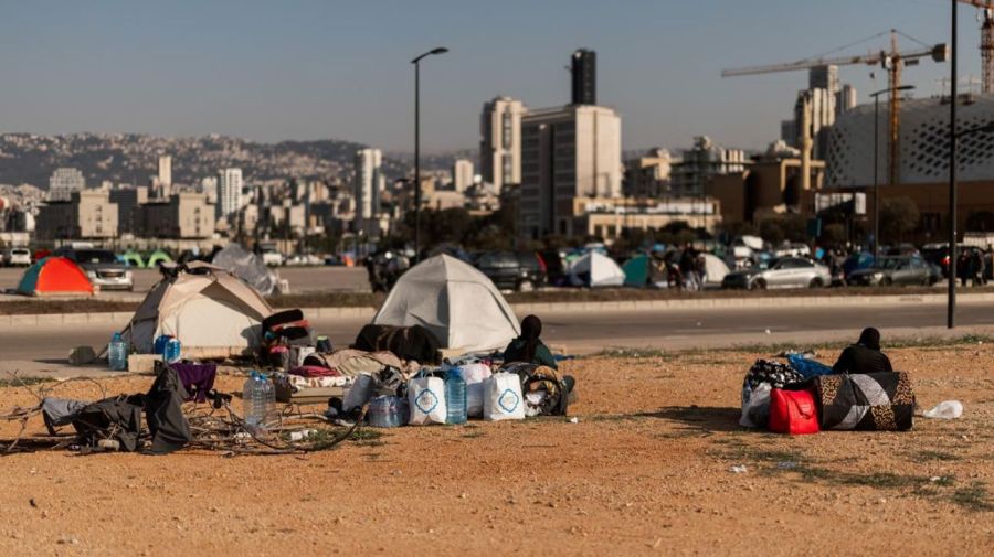 Tens of thousands flee Israeli bombardment of Lebanon