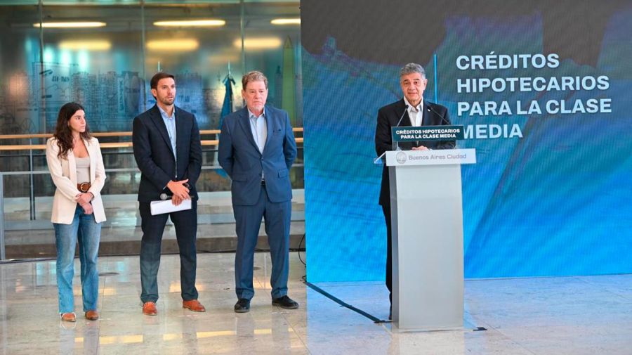 El Jefe de Gobierno, Jorge Macri, anunció créditos hipotecarios 