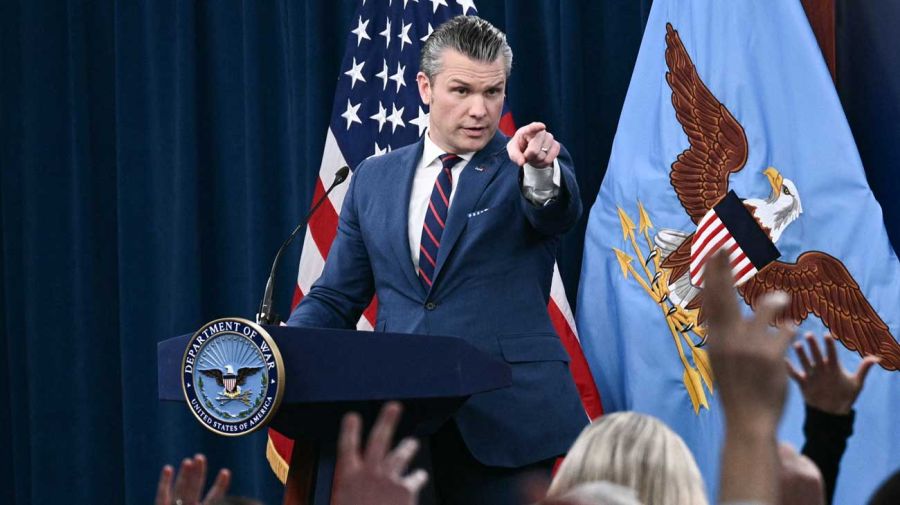 El secretario de Defensa de EEUU, Pete Hegseth 18032026