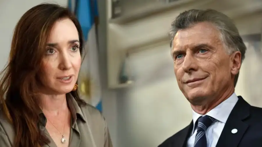 Victoria Villarruel y Mauricio Macri
