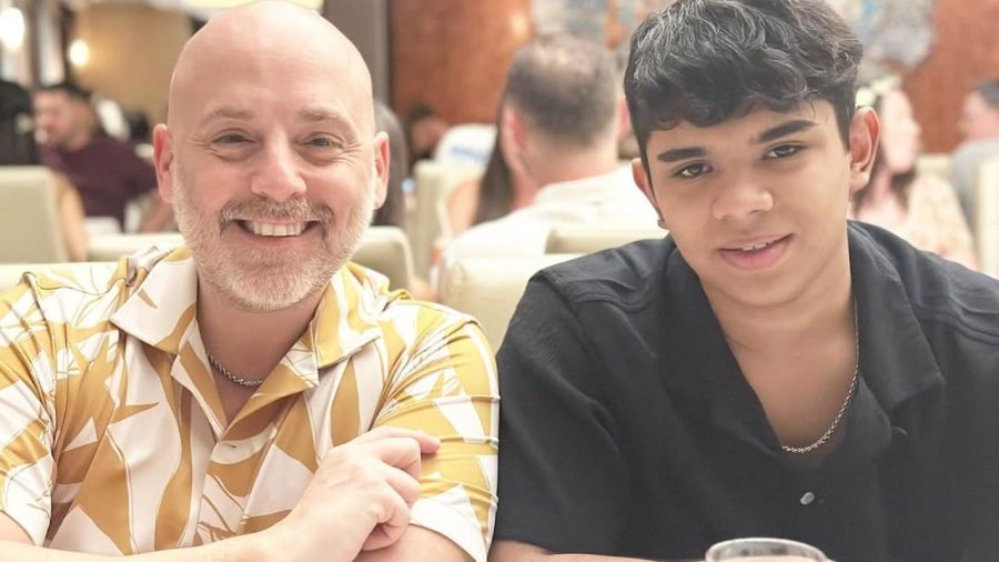 José María Muscari y su hijo Lucio