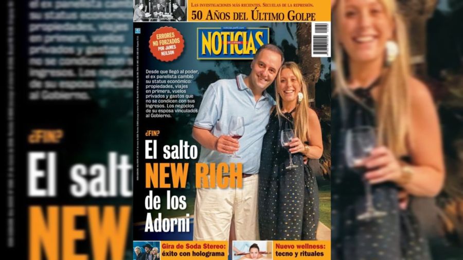 El salto new rich de los Adorni