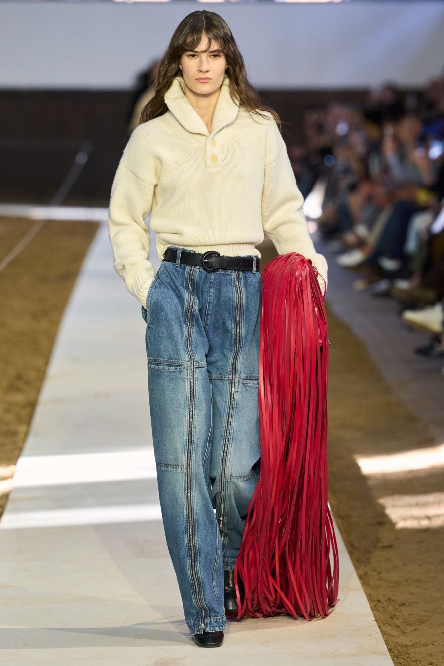 Jeans en pasarela.