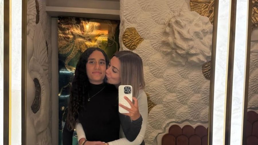 Mía, la hija de Ángel Di María y Jorgelina Cardoso