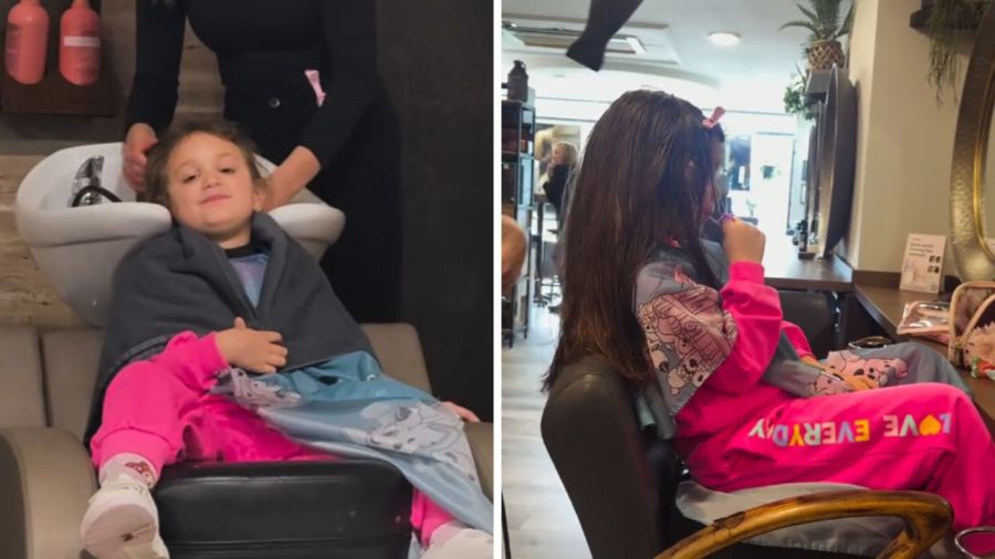 Ava, hija del Dibu Martínez y Mandinha