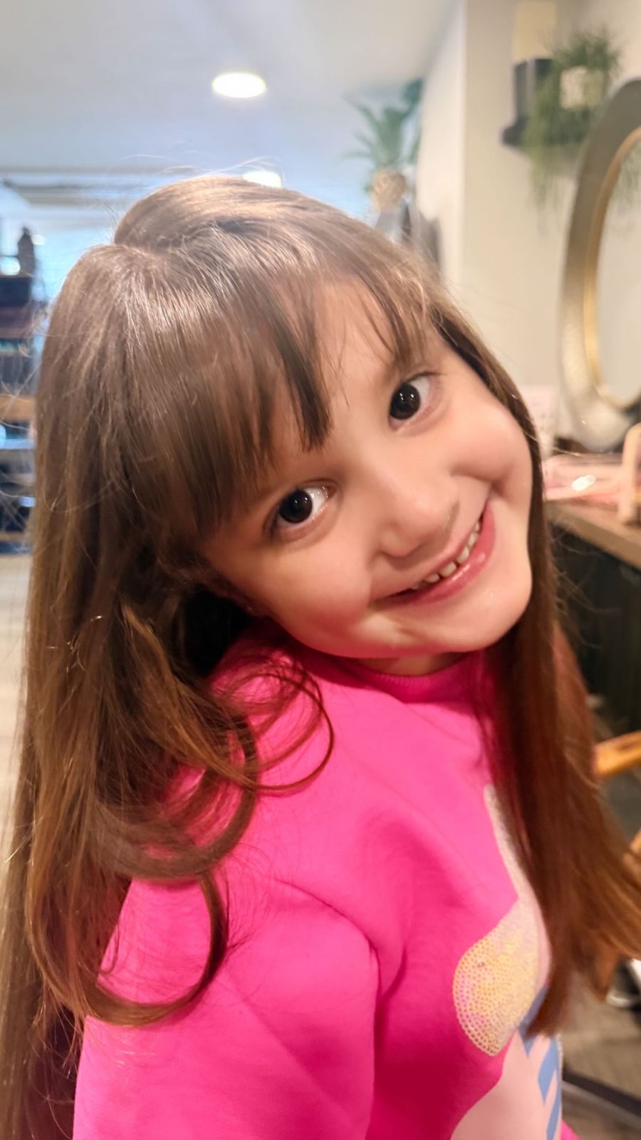 Ava, hija del Dibu Martínez y Mandinha