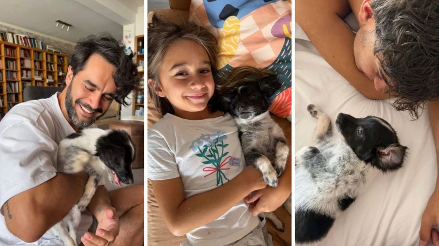 Brenda Gandini adoptó un perrito y lo presentó en redes