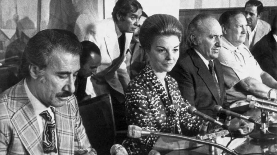 Casildo Herreras, Isabel Perón y Lorenzo Miguel