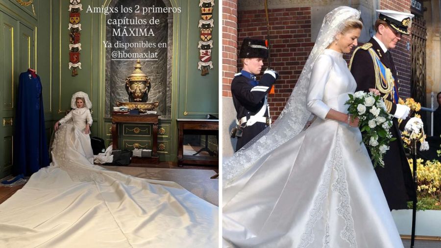 El vestido de boda de Máxima Zorreguieta