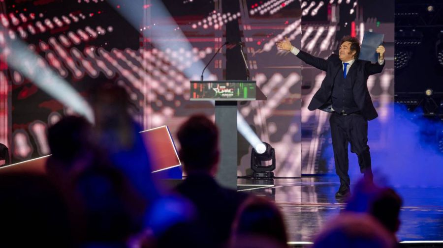 Javier Milei en CPAC hungary 21032026