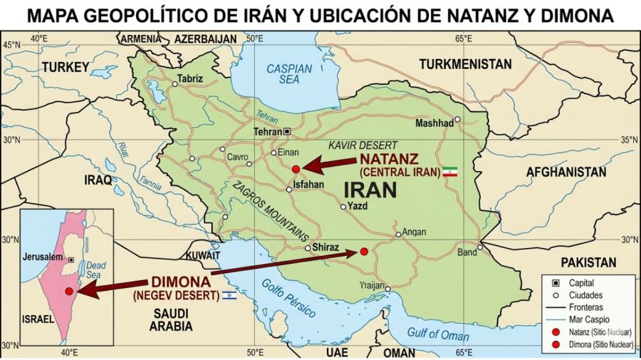 Mapa Irán