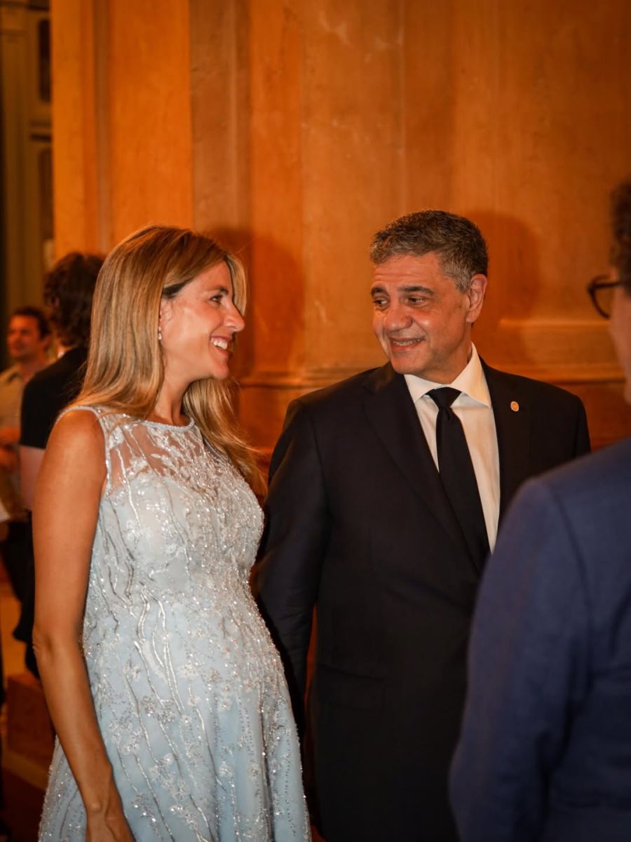 María Belén Ludueña y Jorge Macri