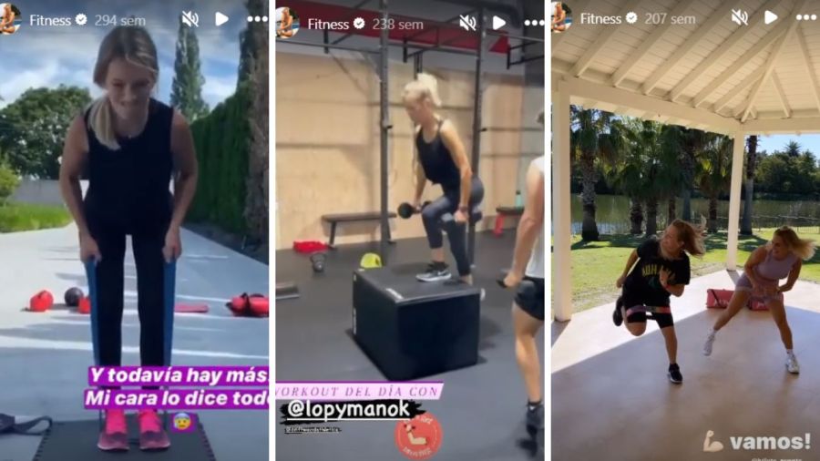 Rutina de ejercicio de Luisana Lopilato