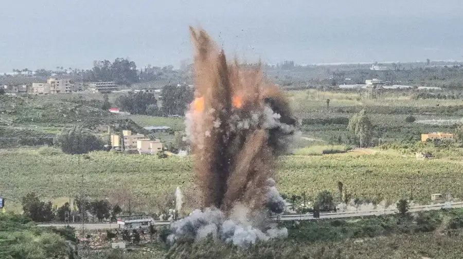 Ataques de Israel al sur del Líbano