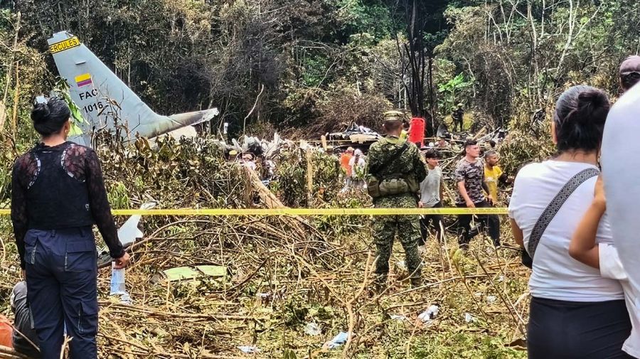 Accidente de avión Hércules de la Fuerza Aérea de Colombia