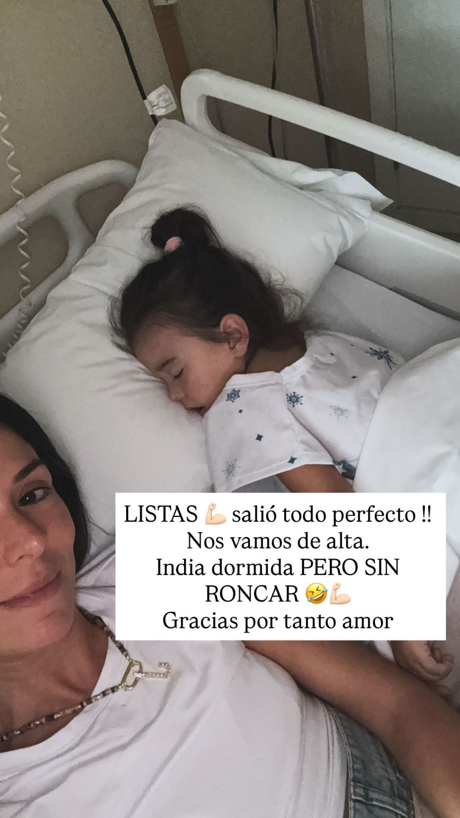 Operaron a la hija de la China Ansa