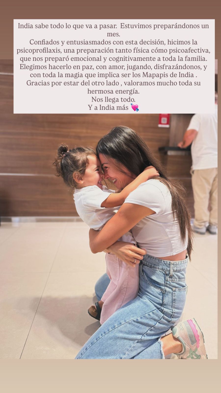 Operaron a la hija de la China Ansa