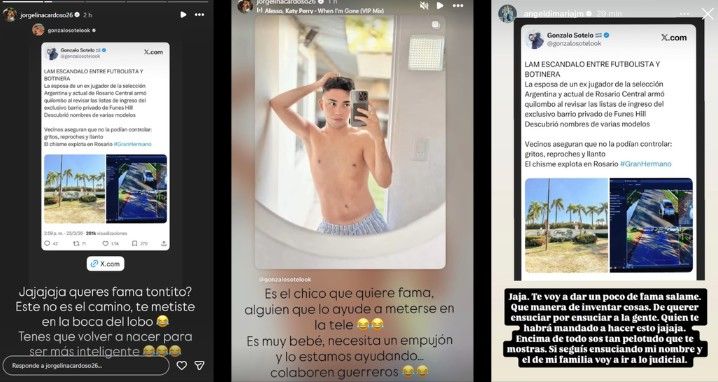 Ángel Di María y Jorgelina Cardoso