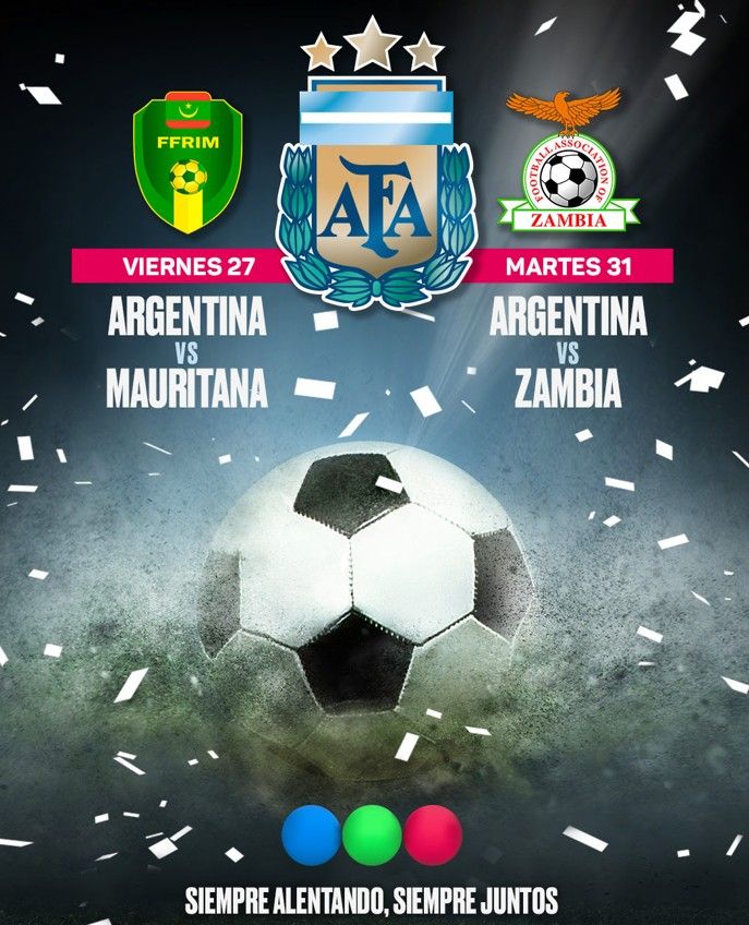 Amistosos de la Selección Argentina antes del Mundial 2026