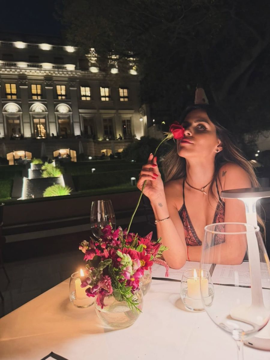 Camila Galante y Leandro Paredes