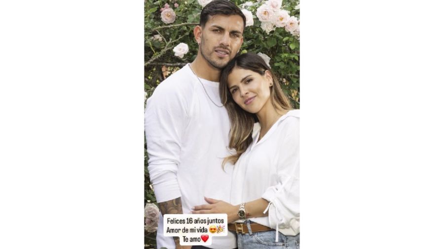 Leandro Paredes y Camila Galante