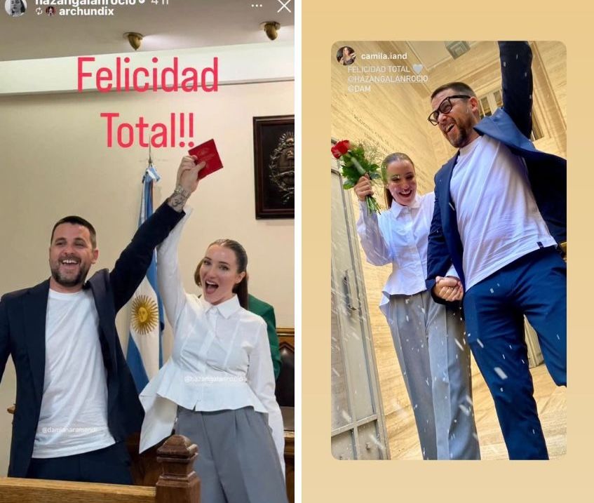 Lucía Galán, Rocío Hazán, Damián Aramendi