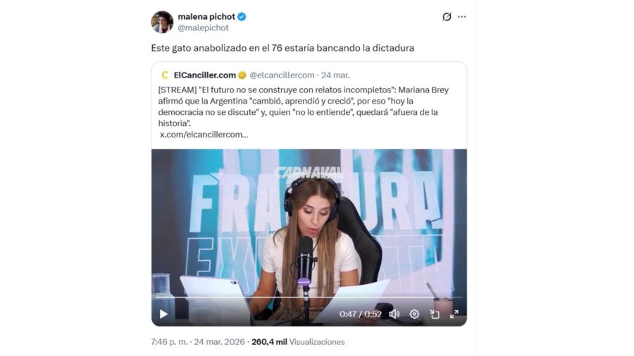 Malena Pichot contra Mariana Brey