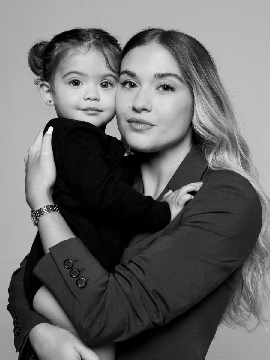 Sofía Calzetti y su hija 