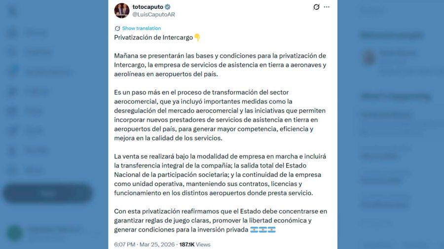 X Luis Caputo 26032026