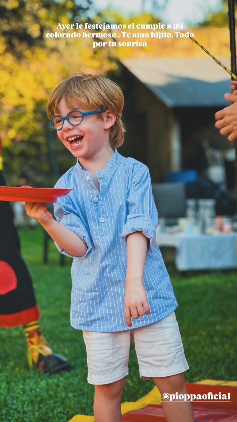 El cumpleaños del hijo de Julieta Nair Calvo