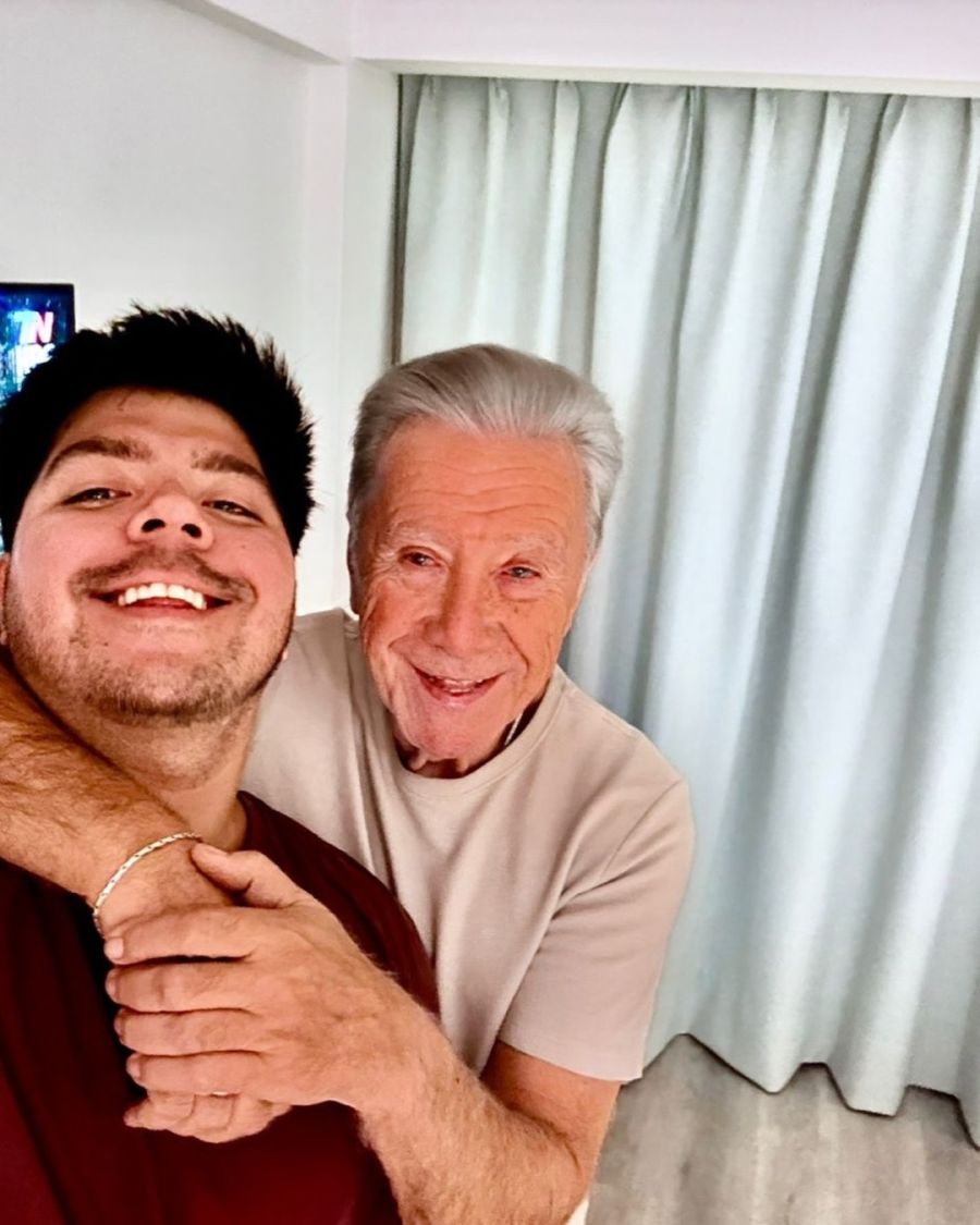 Juan Alberto Mateyko y sus hijos