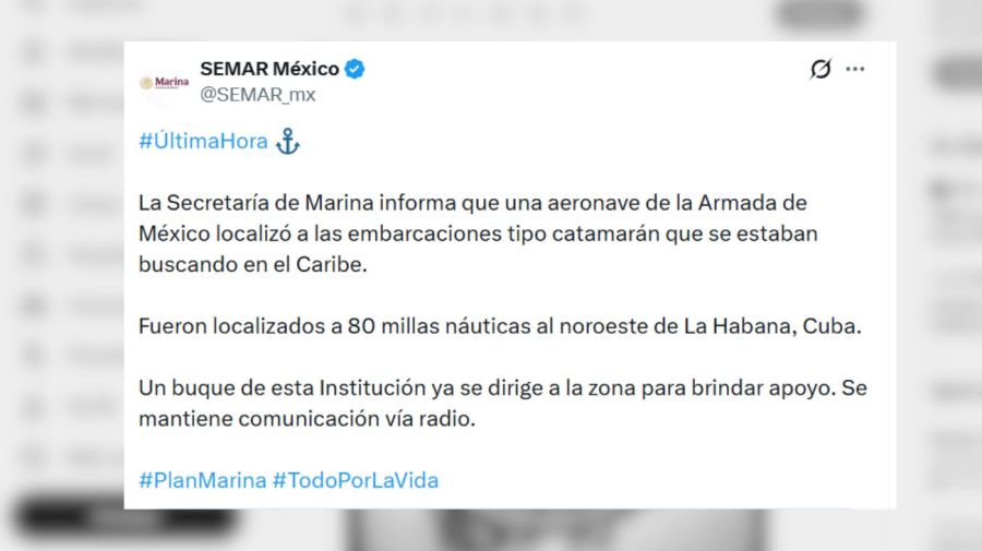 Buques ayuda humanitara mexicanos