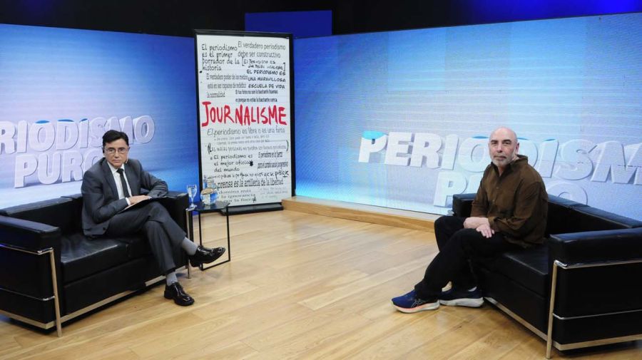 Ernesto Calvo, con Jorge Fontevecchia en Periodismo Puro.