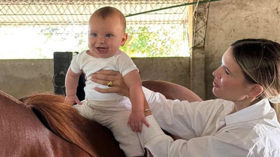 Faustino, Eva Bargiela y Gianluca Simeone