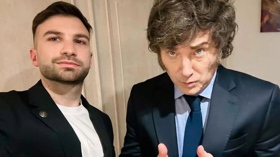 Javier Milei y Mauricio Novelli