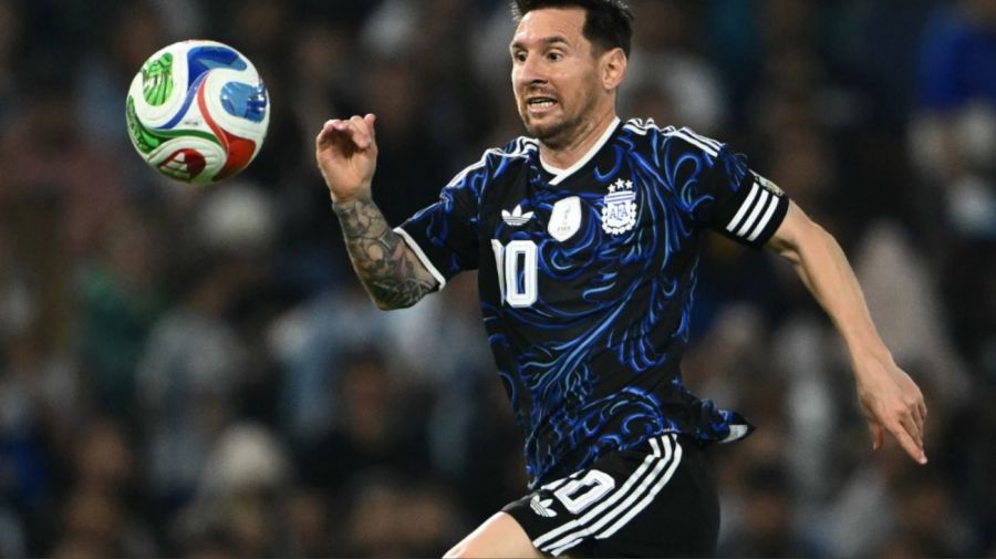 Lionel Messi con la Selección Argentina