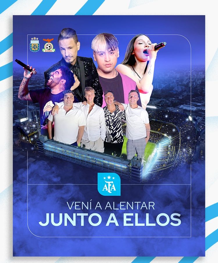 Shows musicales en La Bombonera