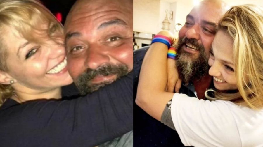 Tamara Paganini junto a su pareja