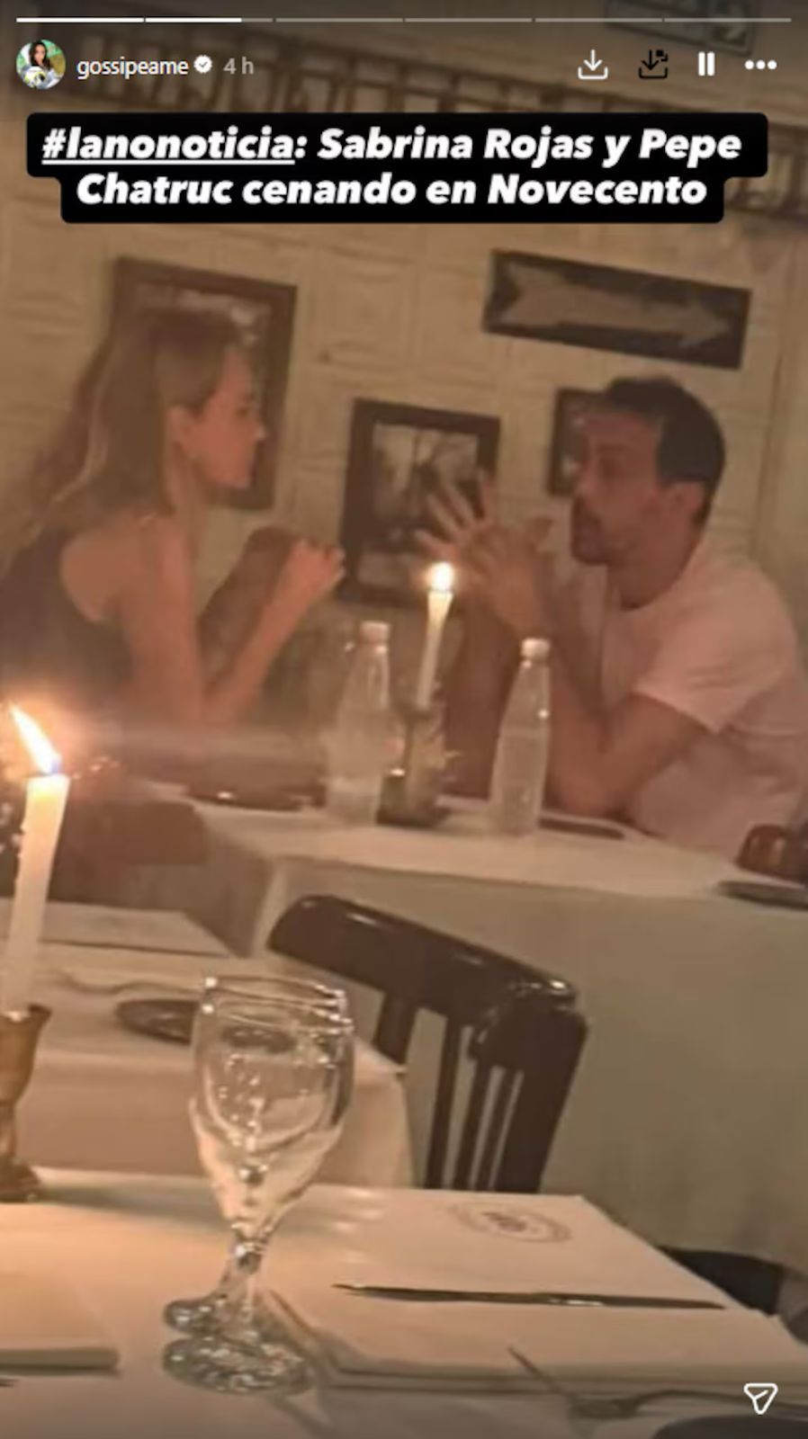 José Chatruc, Sabrina Rojas