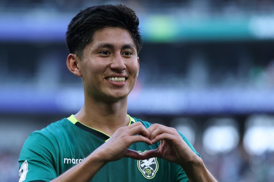 Miguel Terceros con la Selección de Bolivia