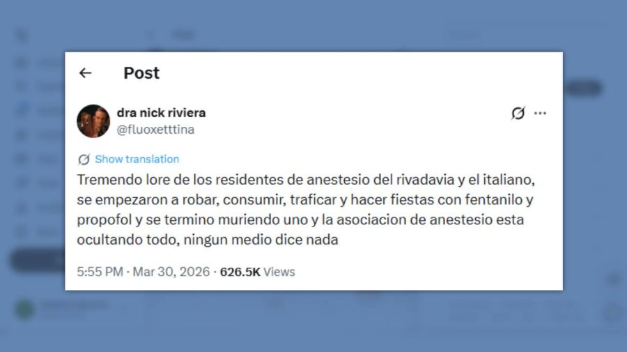 Posteos Caso Hospital Italiano 31032026