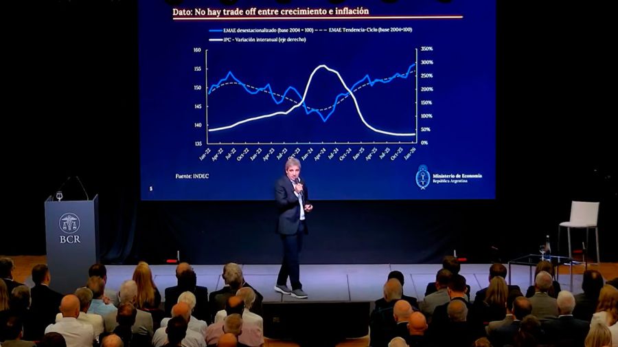 Disertación del Ministro de Economía de la Nación, Luis Caputo