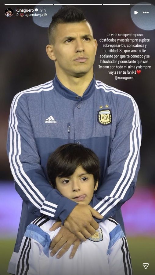 El mensaje de Benjamín Agüero para su padre