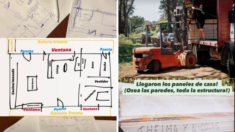 Casa de Thelma Fardin y Nico Riera en Chapadmalal