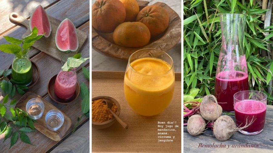 Jugos de Juliana Awada