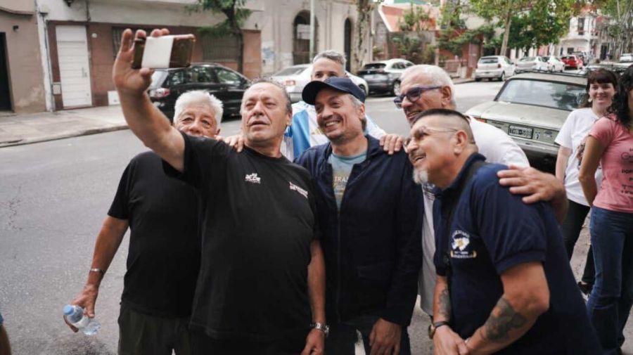 Máximo Kirchner con ex combatientes de Malvinas 20260402