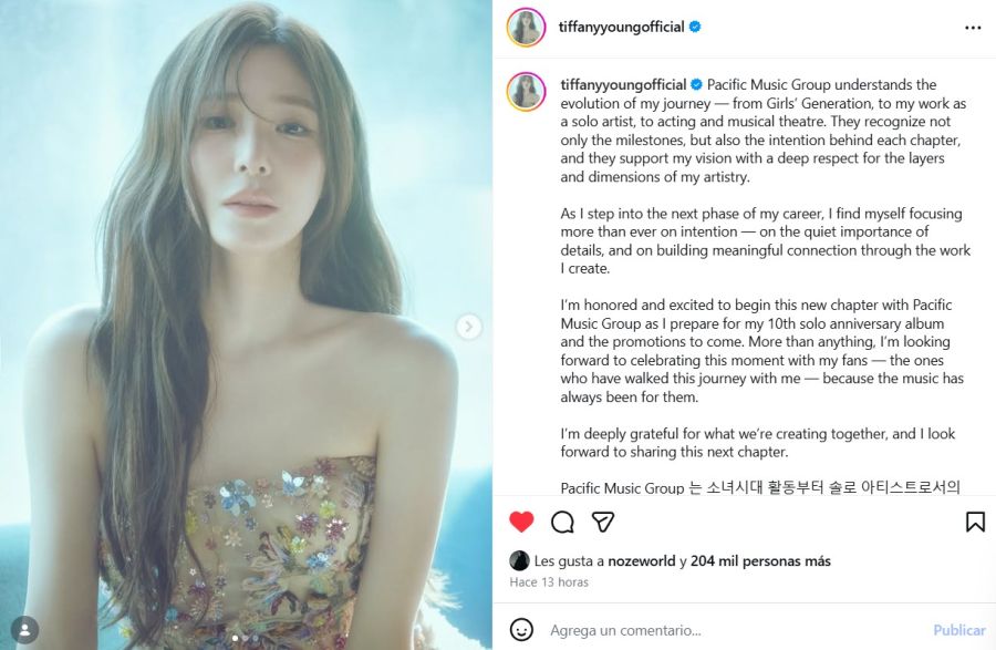 Tiffany Young se une a Pacific Music Group y anuncia su nuevo álbum