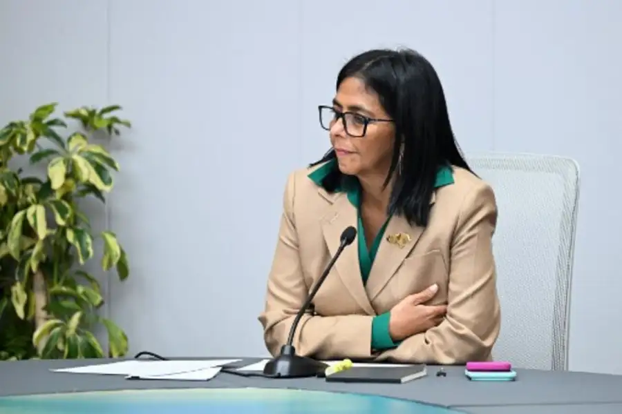 Delcy Rodríguez, presidenta interina de Venezuela
