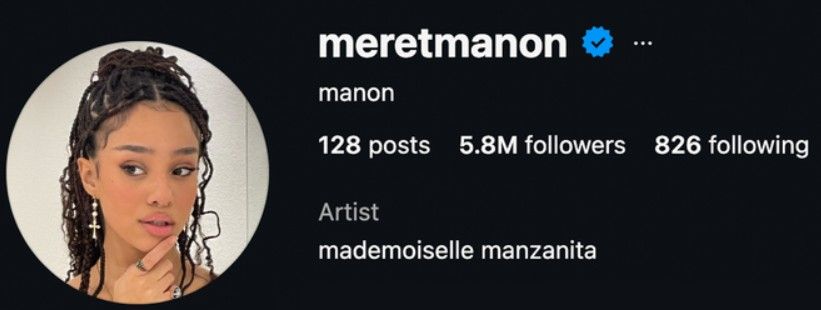 Manon sacó KATSEYE de su biografia